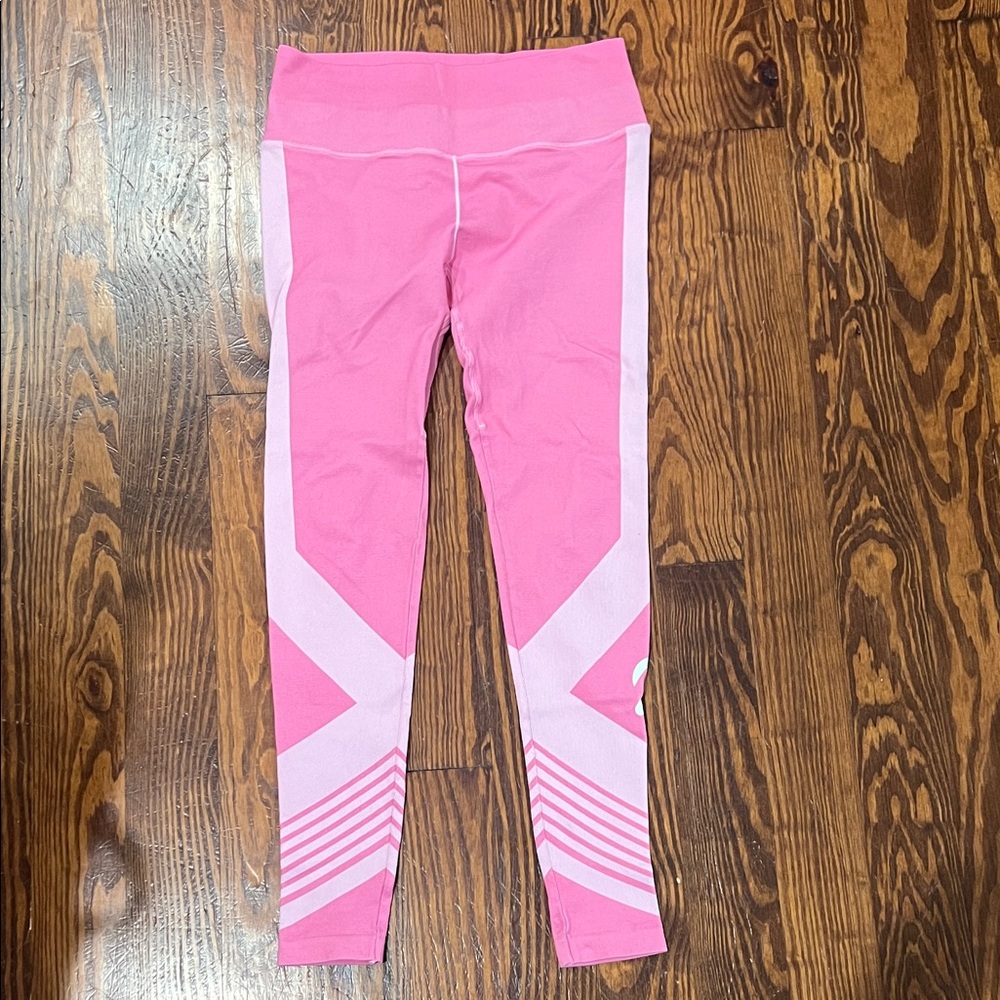 Peloton Pink Geometric Leggings